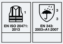 Sadehousut Norvill Hi-Vis Sioen
