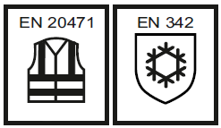 Talvitakki Hi-Vis naiset keltainen/musta