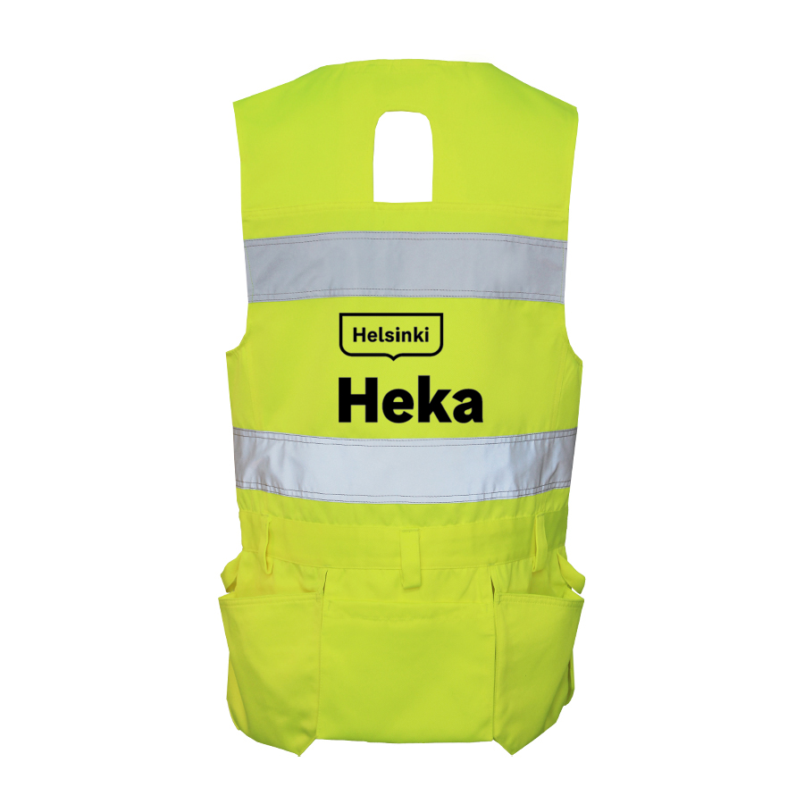 HEKA Riipputaskuliivi Hi-Vis LK2