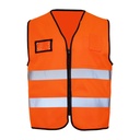 Huomioliivi Hi-Vis LK2 vetoketjulla