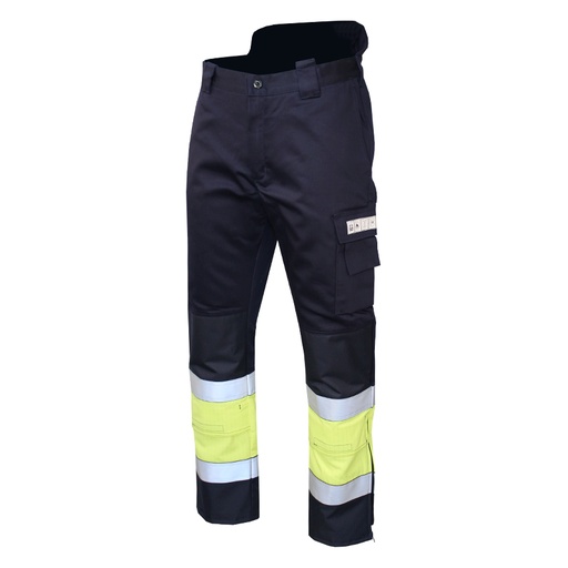 [3436673052] Talvihousut Multinorm LK1 korkea vyötärö (M, keltainen/navy)