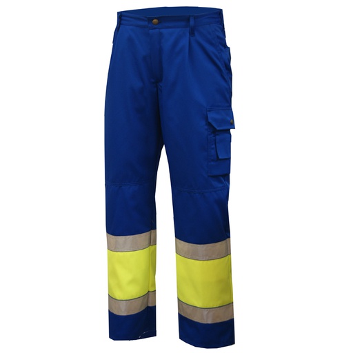 [3801] Pants Hi-Vis Class 1 yellow/blue