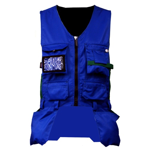 [57140] Vest with hanging pockets Basic
