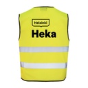 HEKA Huomioliivi Hi-Vis LK2 vetoketjulla
