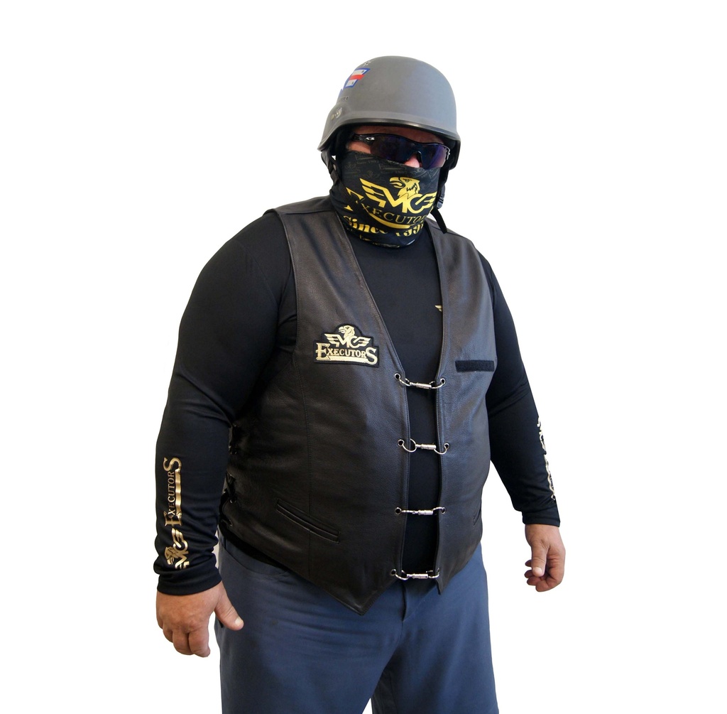 Nahkaliivi MC EXE + soljet