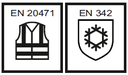 Talvitakki Hi-Vis LK2 punainen