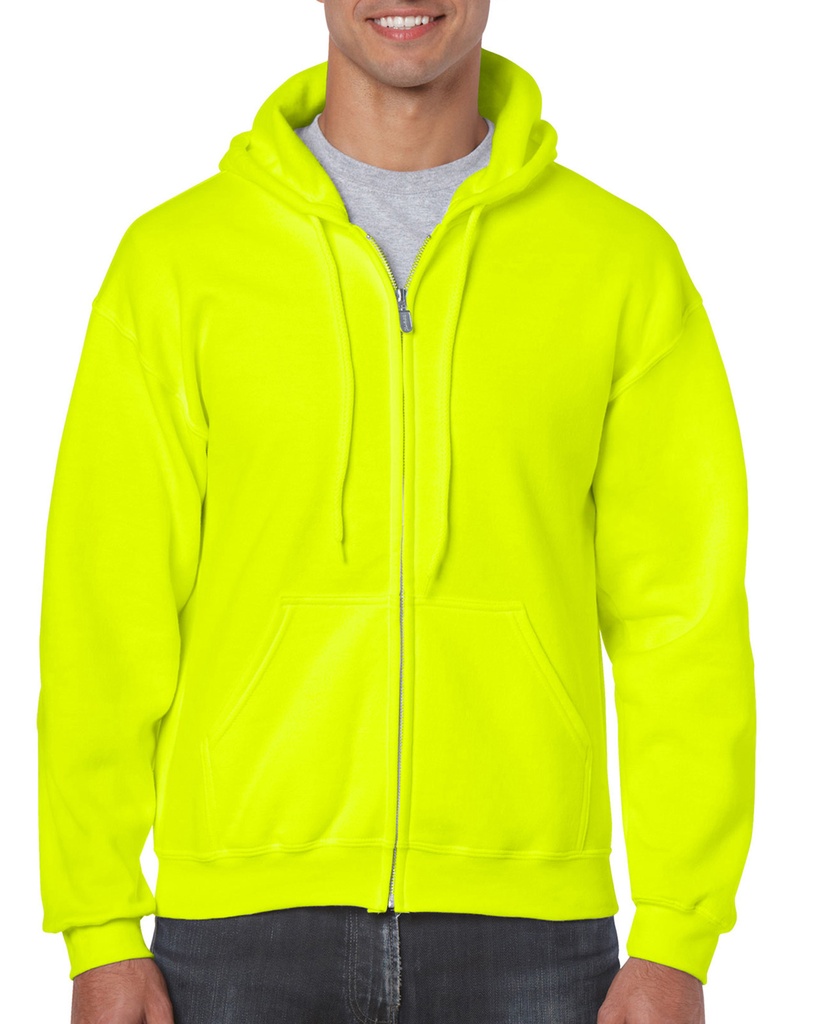 Huppari vetoketjulla Hi-Vis