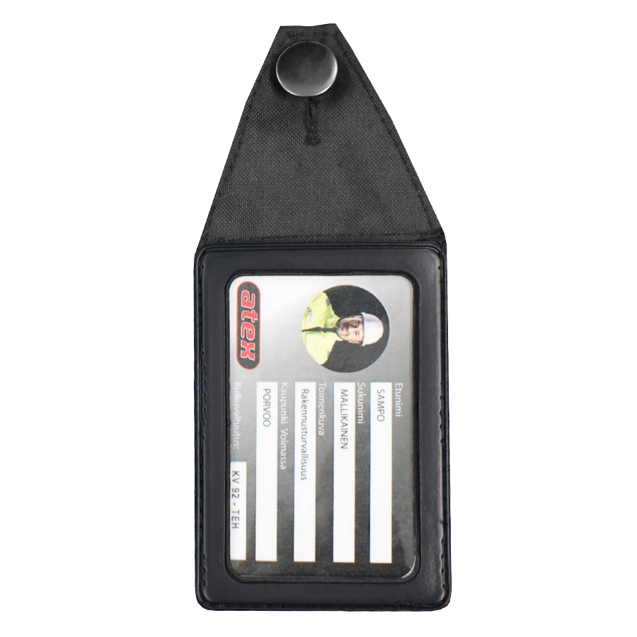 ID-card pocket hanging clear