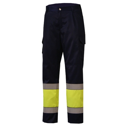 [3284173054] Trousers Hi-Vis CL1 (54, yellow/navy)