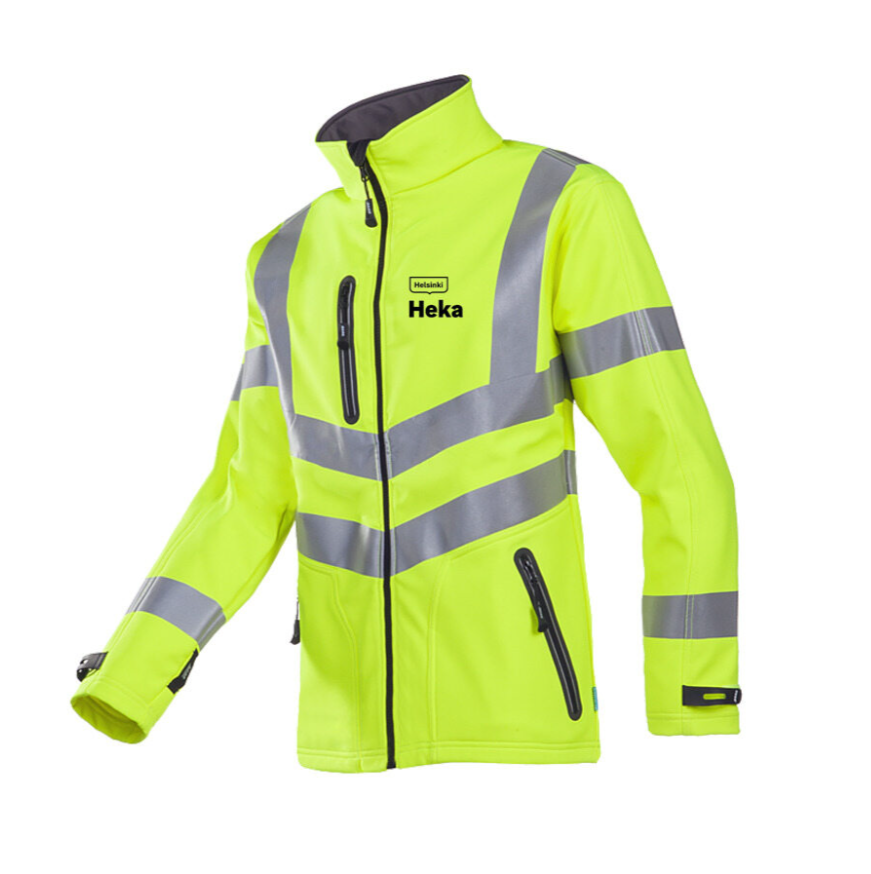 HEKA Softshell Takki Dexter Hi-Vis LK3 Sioen