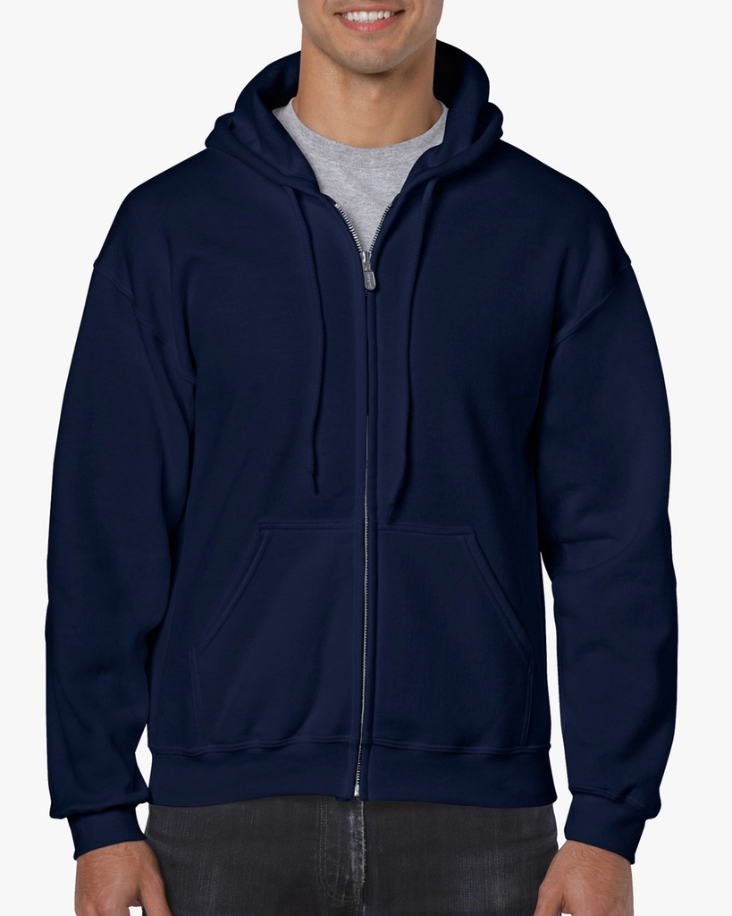 Hoodie with zipper Hi-Vis