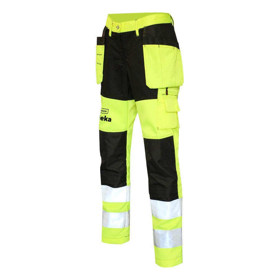 HEKA Naisten Riipputaskuhousut Hi-Vis LK2