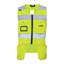 SEDU Vest with hanging pockets Hi-Vis CL2 yellow