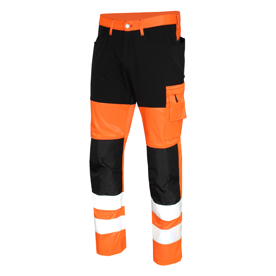 SEDU Trousers Hi-Vis CL2 Stretch orange/black