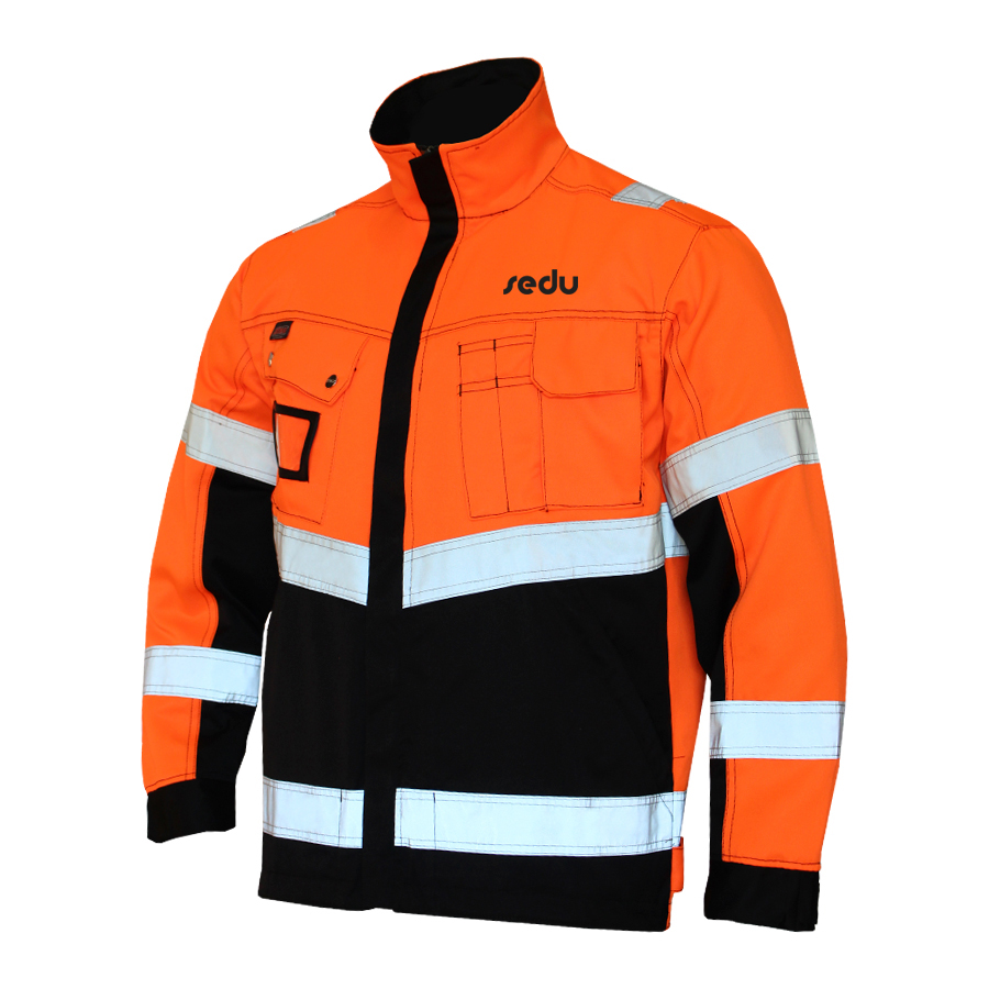 SEDU Jacket Hi-Vis CL3 orange/black