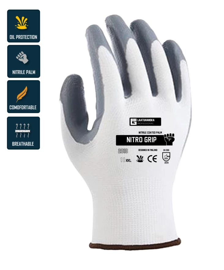 Nitrile Coated Polyester Glove 2010