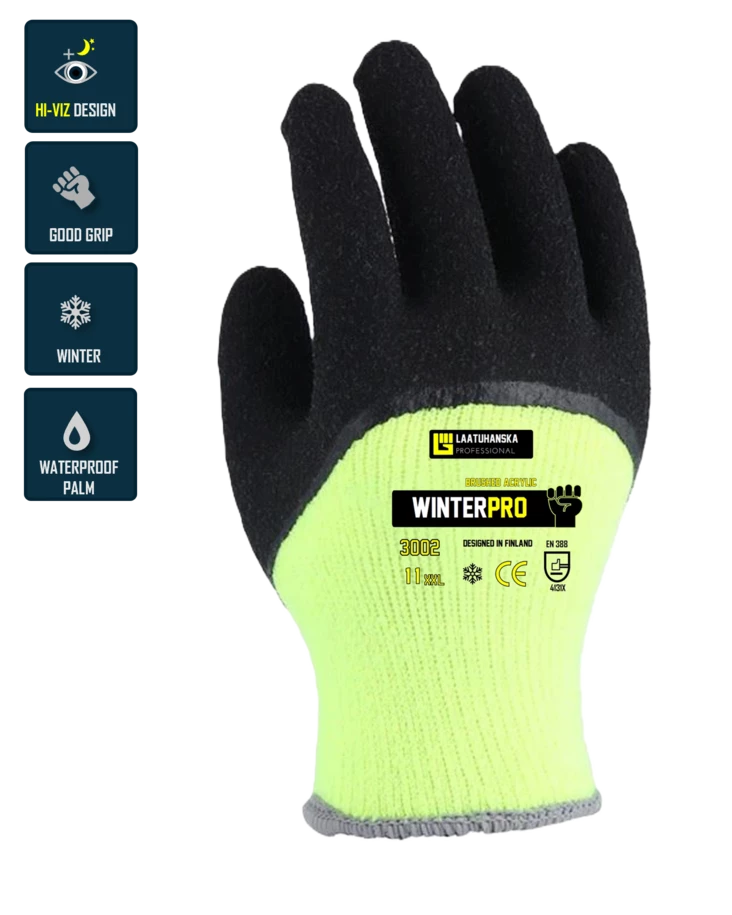 Winter Glove Latex Coated 3002