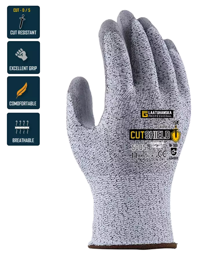Cut-resistant glove CUT-5 (class D) 5005