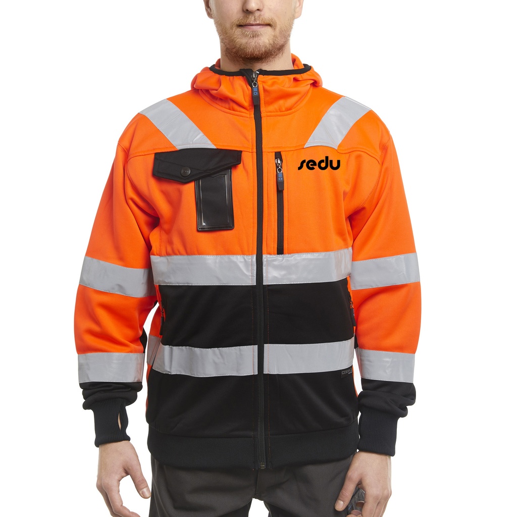 SEDU Zipper Hoodie Orlando C164 orange