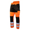 SEDU Talvihousut Hi-Vis LK2 korkea vyötärö oranssi/musta