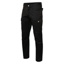 Trousers with thigh pockets black