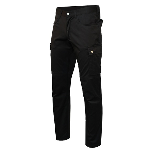 [3213055054] Trousers with thigh pockets black (54)