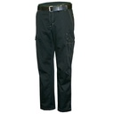 Trousers with thigh pockets quilting
