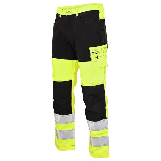 SEDU Housut Hi-Vis LK2 Stretch keltainen/musta