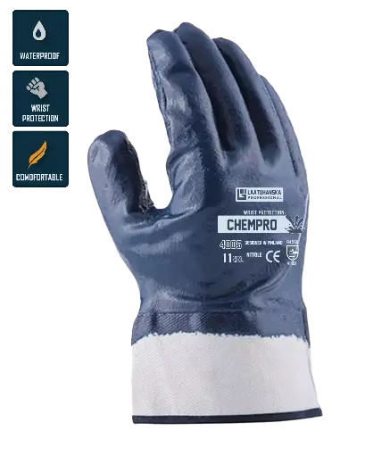 [4005-11] Nitriilipinnoitettu ChemPRO Käsine 4005