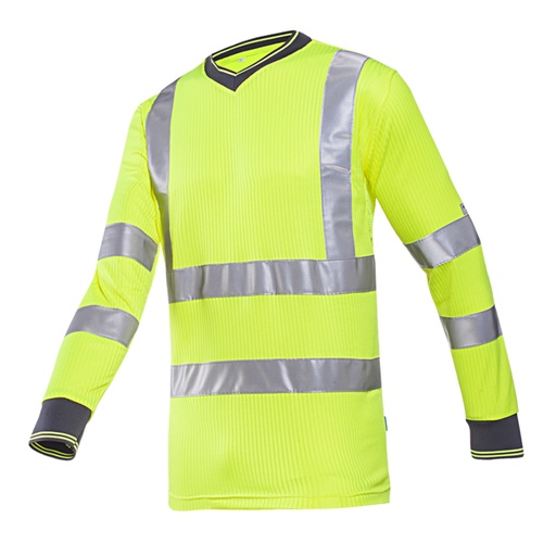T-Shirt LSL Bresso Hi-Vis CL3 Sioen