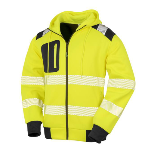 Recycled Hi-Vis vetoketjuhuppari