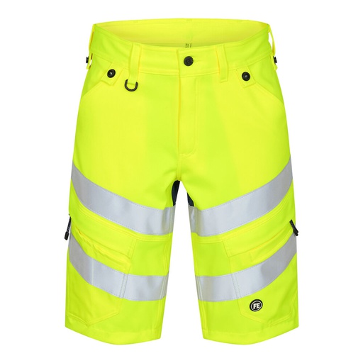 Shorts Hi-Vis Stretch 6546 Engel yellow/blue ink