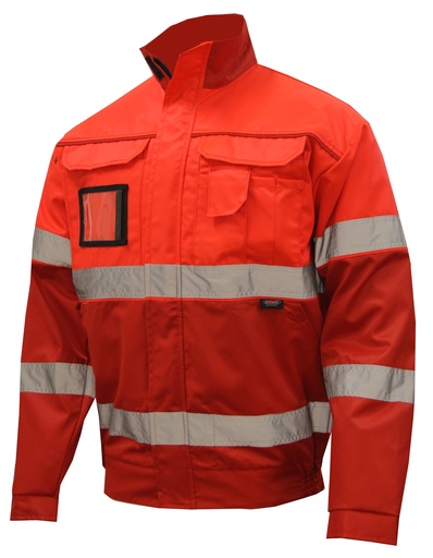 Winter Jacket Hi-Vis Class 2 red