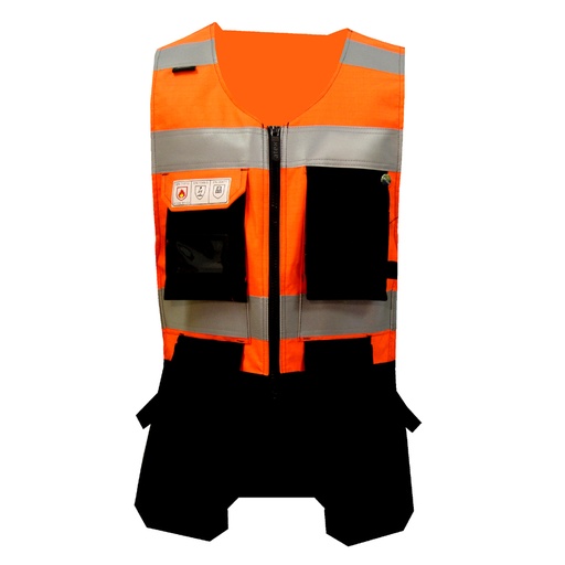 Vest with hanging pockets Multinorm Class 1