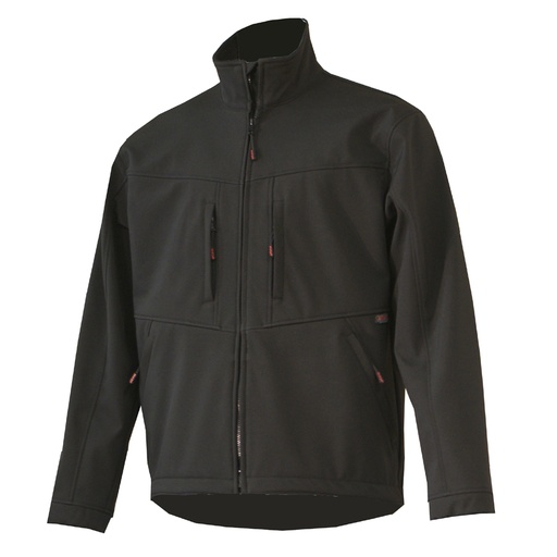 Softshell Takki musta