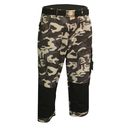 Pants with hanging pockets Capri Camo