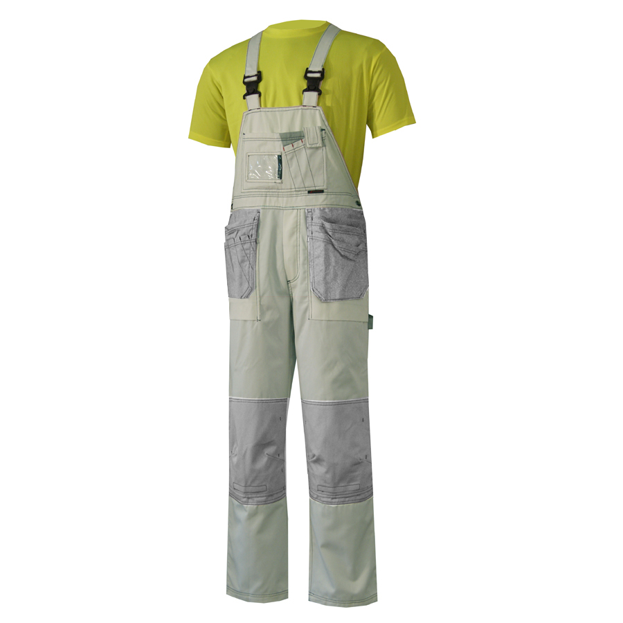 Bib Overall PAINTERS white/grey
