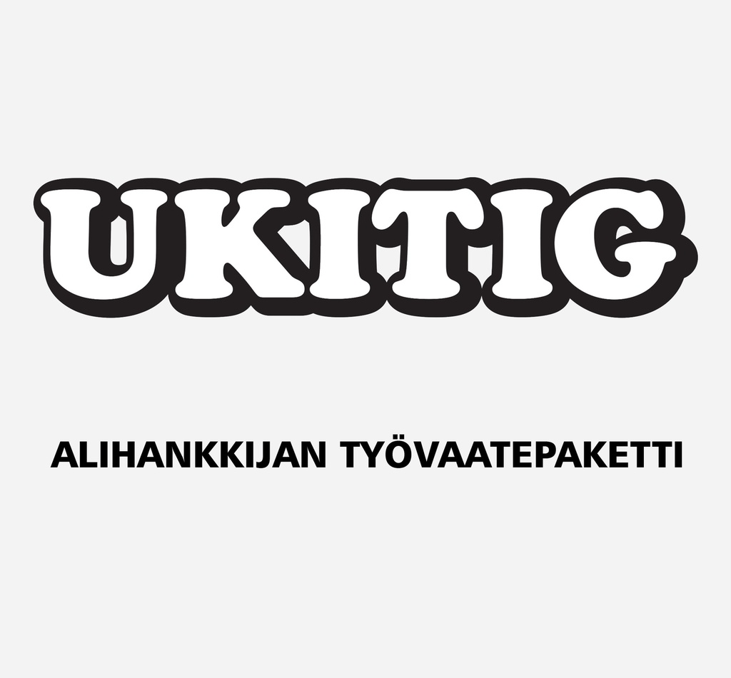 Ukitig Alihankkijan Työvaatepaketti